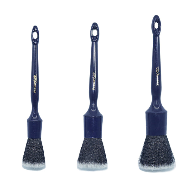 YeewayVeh Car Detailing Brush Set 3 Pack, Blue